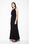 Long dress model 77159 ton